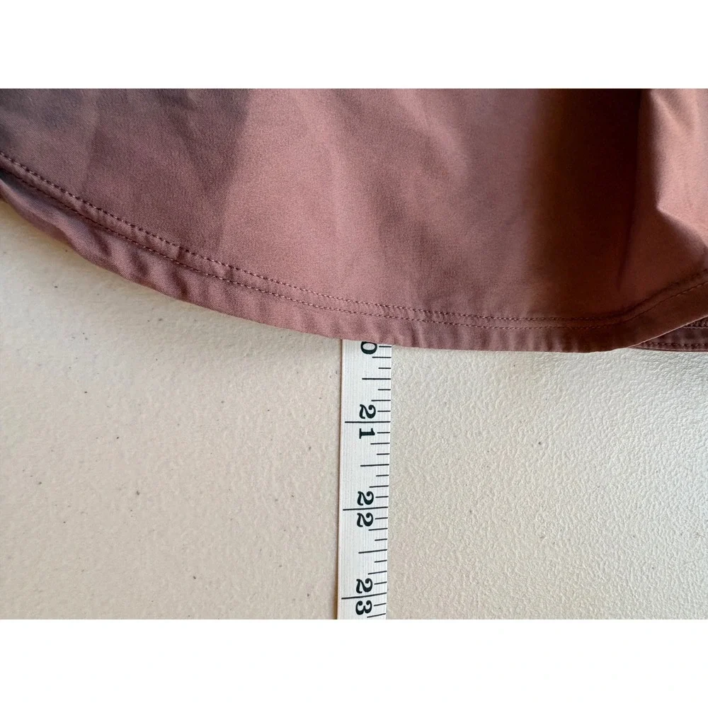 Nike Dri-FIT Advantage Tennis Skirt Mauve Pink Smocked Waist Skort FV5569-208 2X